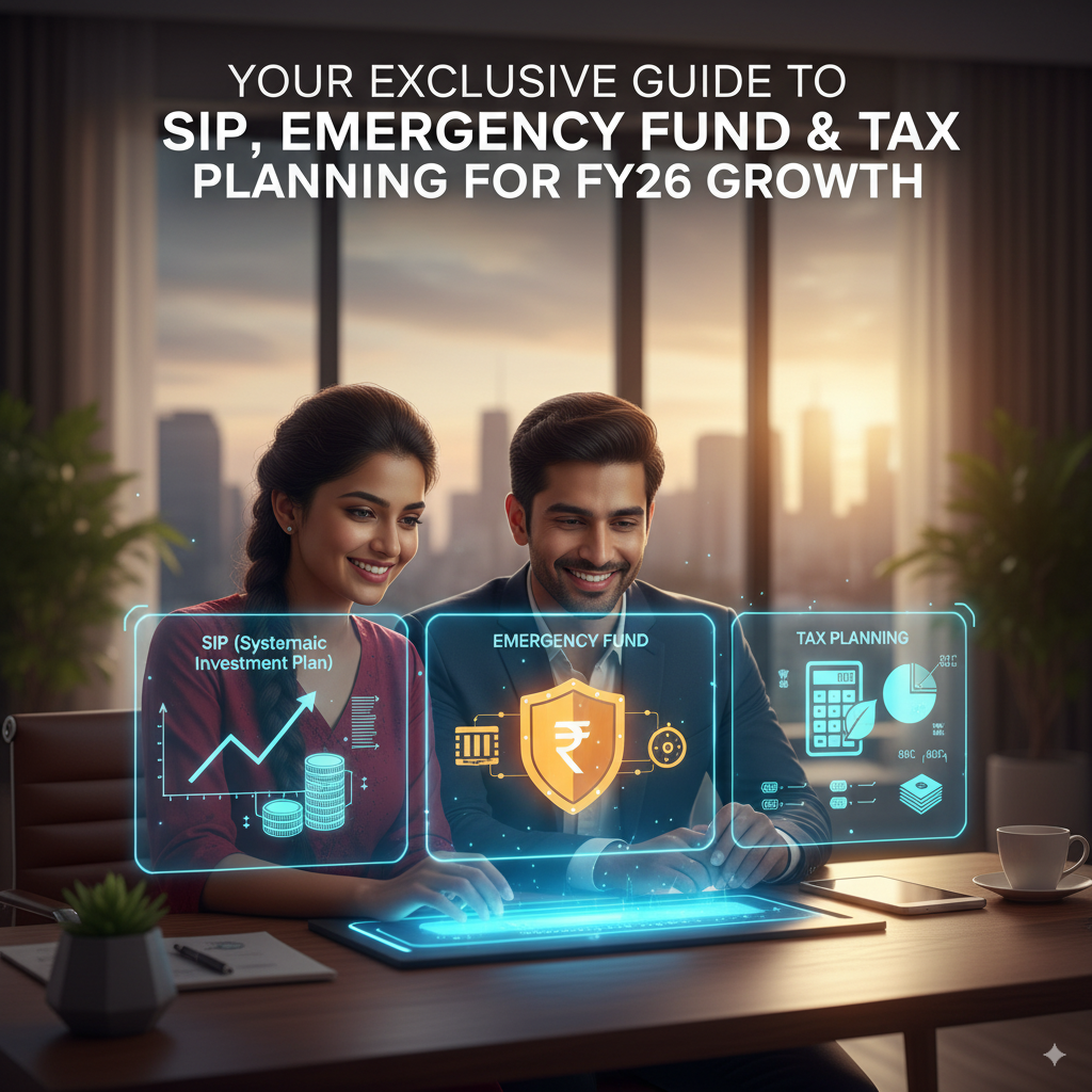 Your Exclusive Guide To SIP, Emergency Fund & Tax Planning for FY’26 Growth