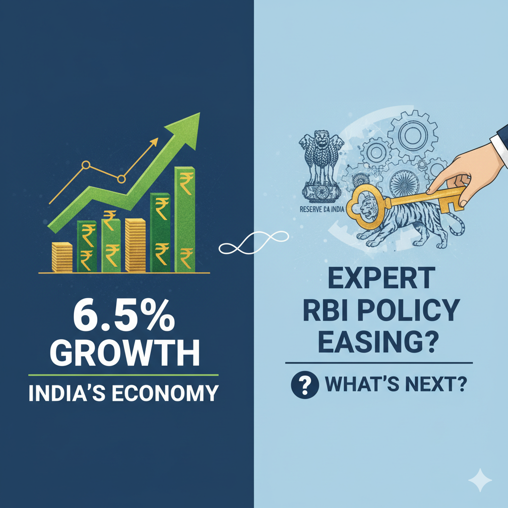 Does India’s 6.5% Growth Signal Expert RBI Policy Easing?