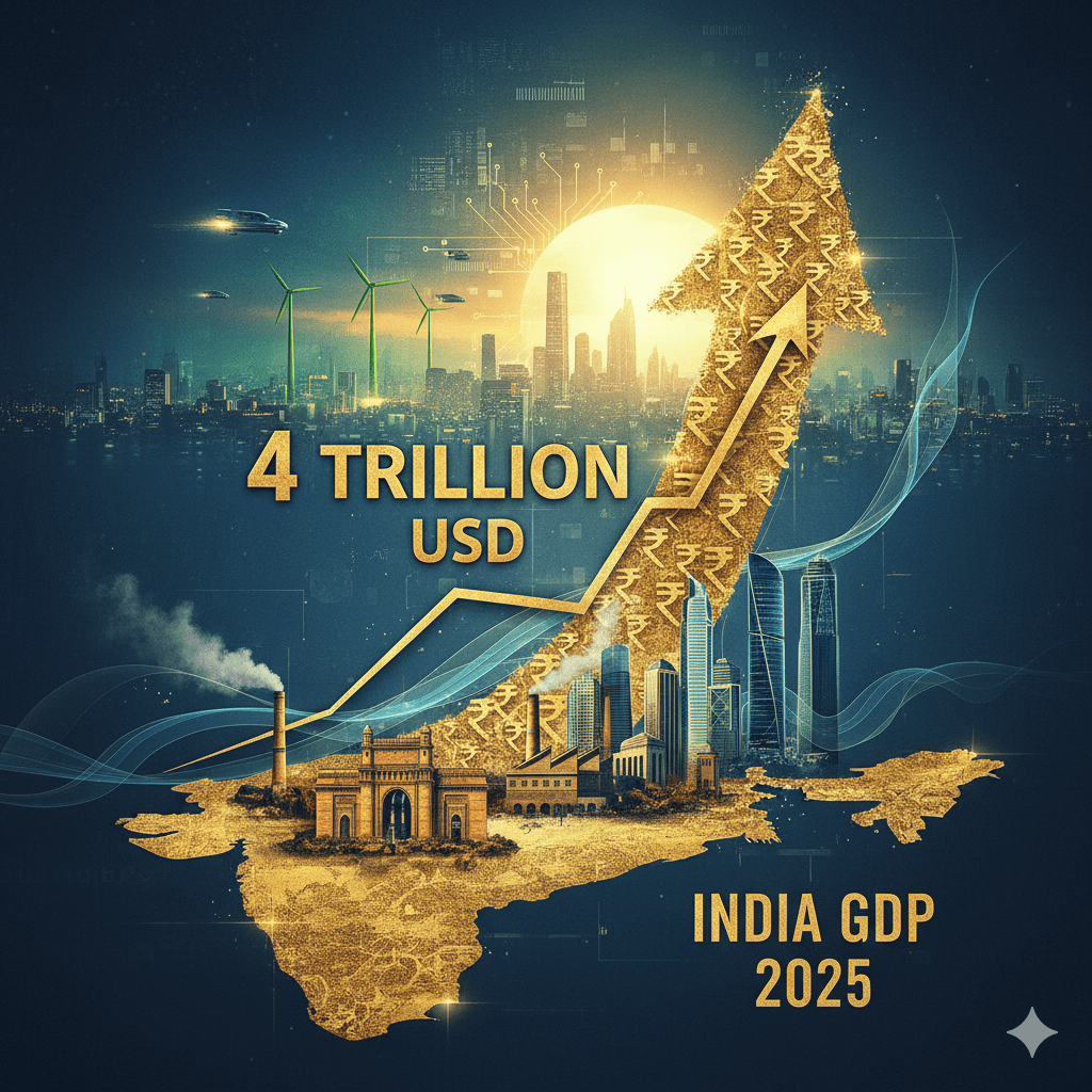 Will India Cross $4 Trillion GDP This Year 2025?