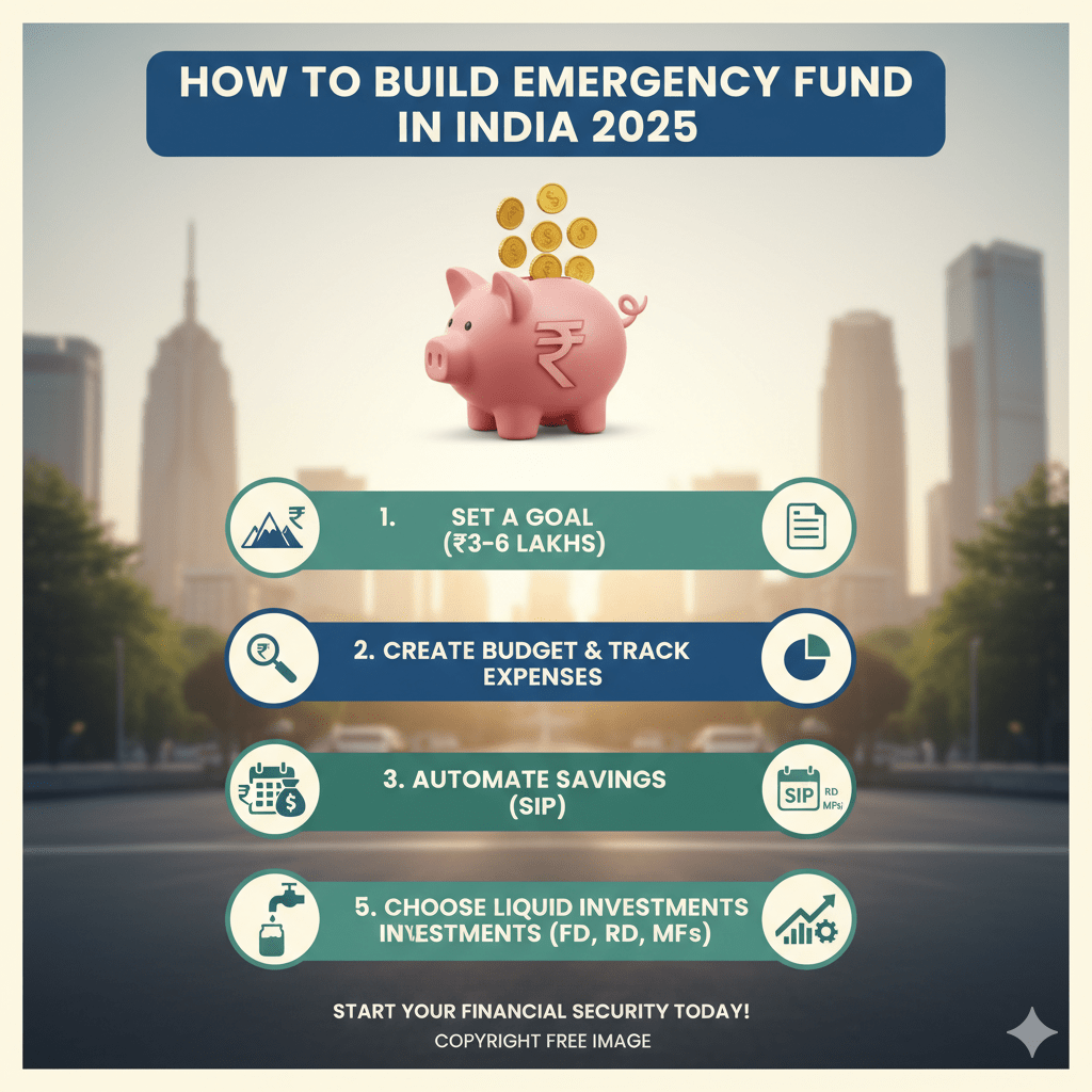How to Build Emergency Fund in India 2025?