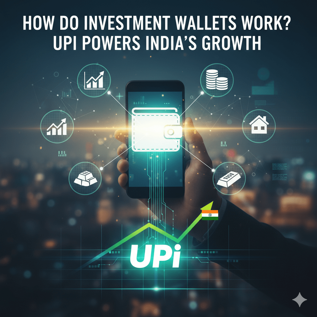 Investment wallets are changing how India invests. Powered by UPI, they enable seamless deposits, automated investing, and long-term wealth building without active trading. Is this the future of investing in India? #InvestmentWallet #UPI #FinTechIndia #WealthCreation #INDwallet