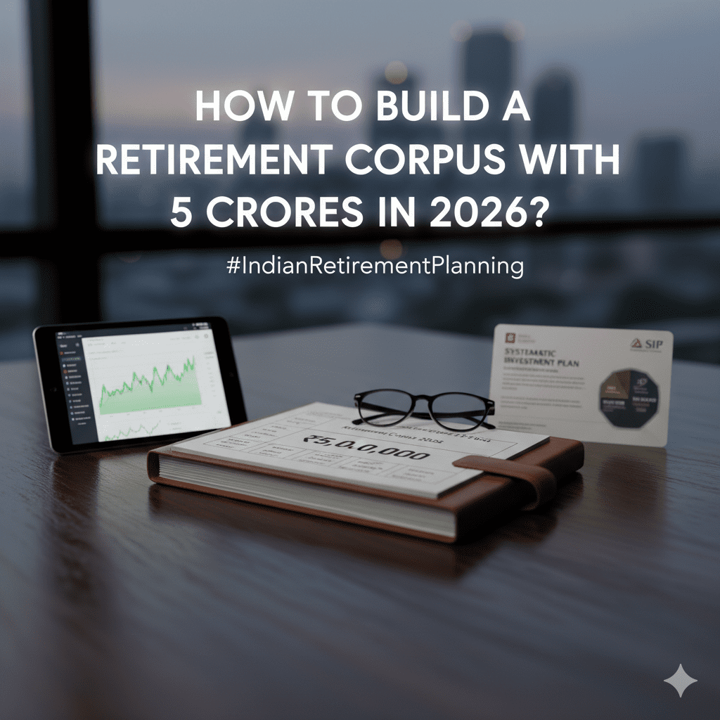 How to Build A Retirement Corpus With 5 crores In 2026?