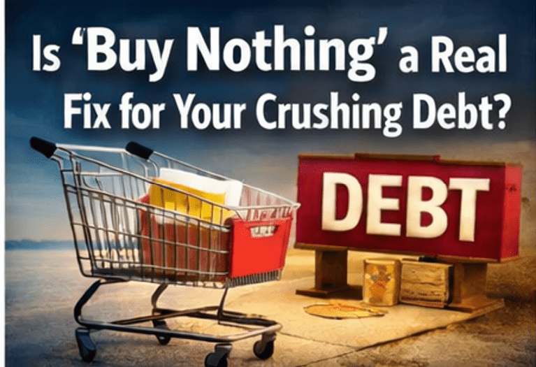 Is "Buy Nothing" a Real Fix for Your Crushing Debt?