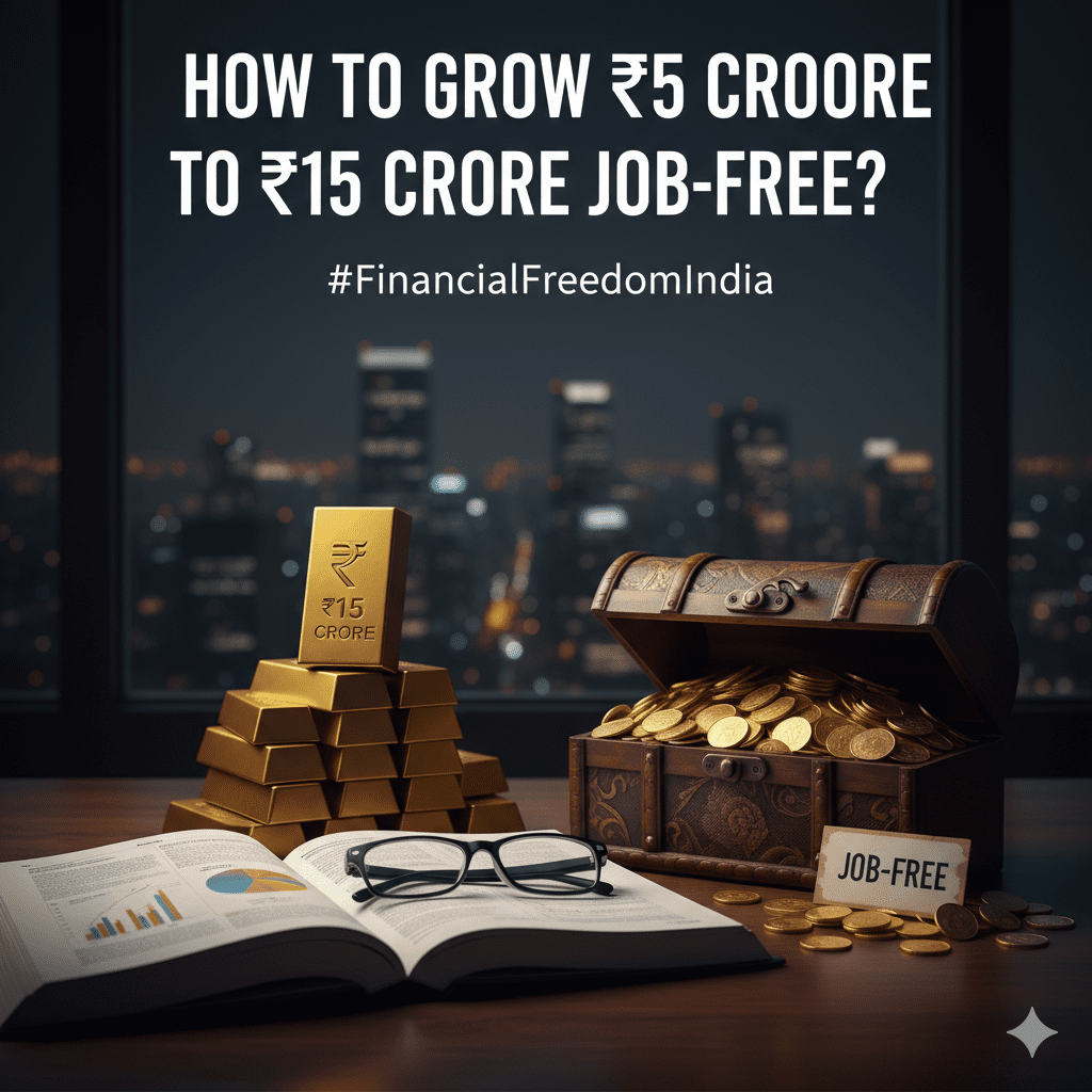 How to Grow ₹5 Crore to ₹15 Crore Job-Free?